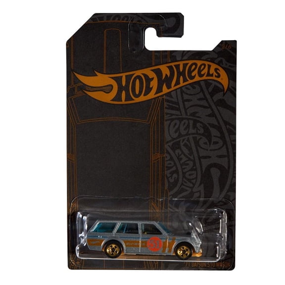 Vehículo a Escala Hot Weels Mattel 1:64 Datsun 510 Wagon