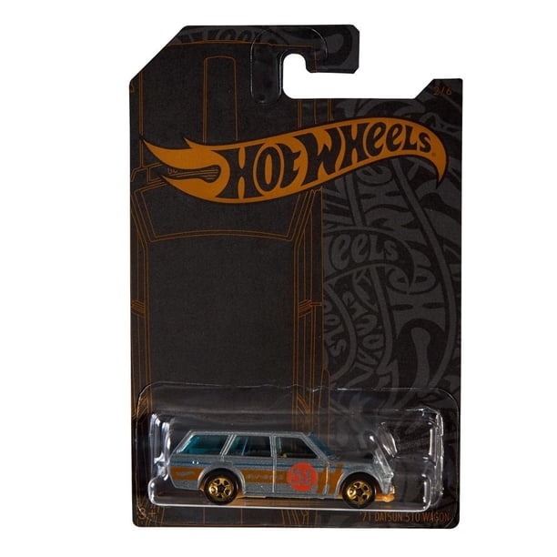 Vehículo a Escala Hot Weels Mattel 1:64 Datsun 510 Wagon