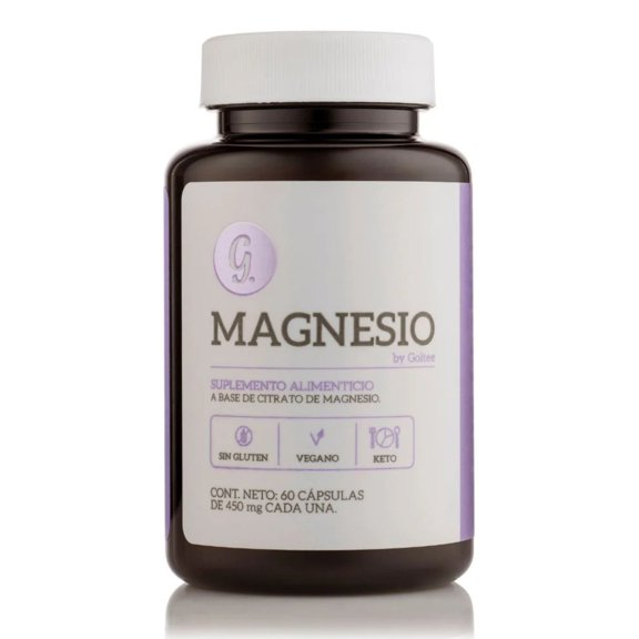 Citrato de Magnesio Goltee - Suplemento de Alta Absorción - 450 mg por Cápsula - 60 Cápsulas
