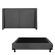 thumbnail image 1 of Box Base Cama Individual + Cabecera Milan Gris Dicasa Rivo, 1 of 8