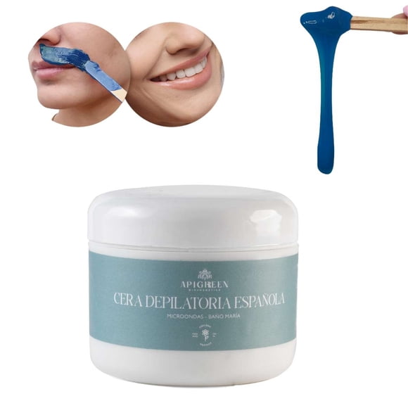 Cera Española Depilatoria Apigreen Aroma Azuleno 120 gr