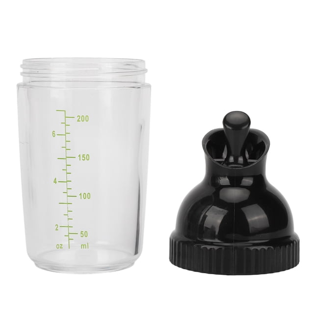 Agitador de aderezo para ensaladas, agitador de aderezo para ensaladas de 200 ml, suministros de cocina, tarro de aderezo para ensaladas con tapas, diseño aerodinámico