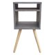 thumbnail image 1 of Buro Smart Hogare Mesa De Noche Gris Hogare Buro Smart Hogare, 1 of 8