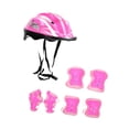 thumbnail image 4 of Casco de bicicleta para niños con codos, lindo casco de patineta multifuncional con Rosa, 4 of 9