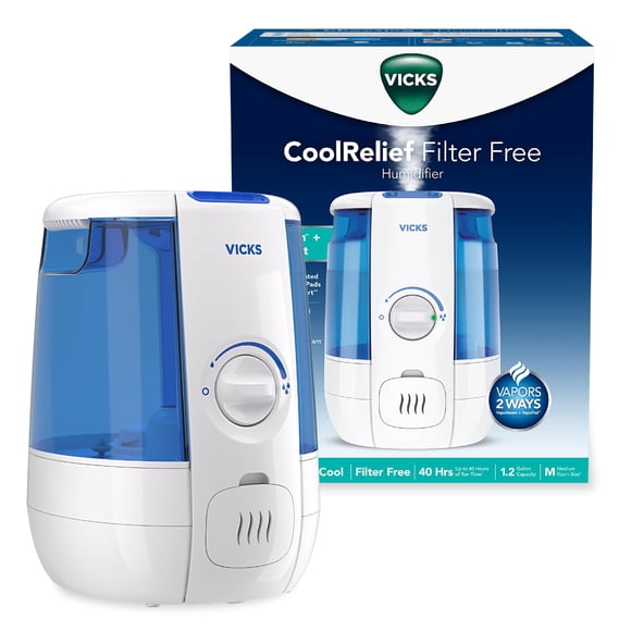 Vicks Humidificador ultrasónico CoolRelief VapoSteam
