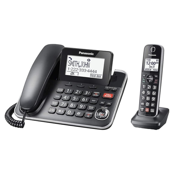 Teléfono Panasonic KX-TGF870B 1 ext Reacondicionado