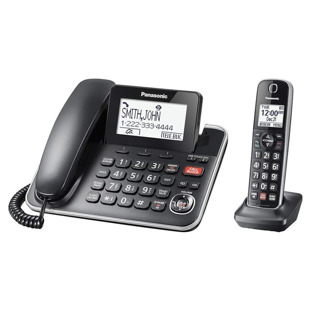 Teléfono Panasonic KX-TGF870B 1 ext Reacondicionado