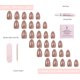 thumbnail image 4 of Uñas Postizas SXC Cosmetics 021 Champagne Pearl Almendra Corta Serie X1, 4 of 8