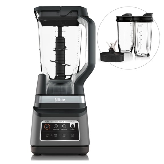 Licuadora Ninja Profesional Plus Duo 7 Programas 1200 Watts Jarra 2.1L con Auto-iQ Color Negro