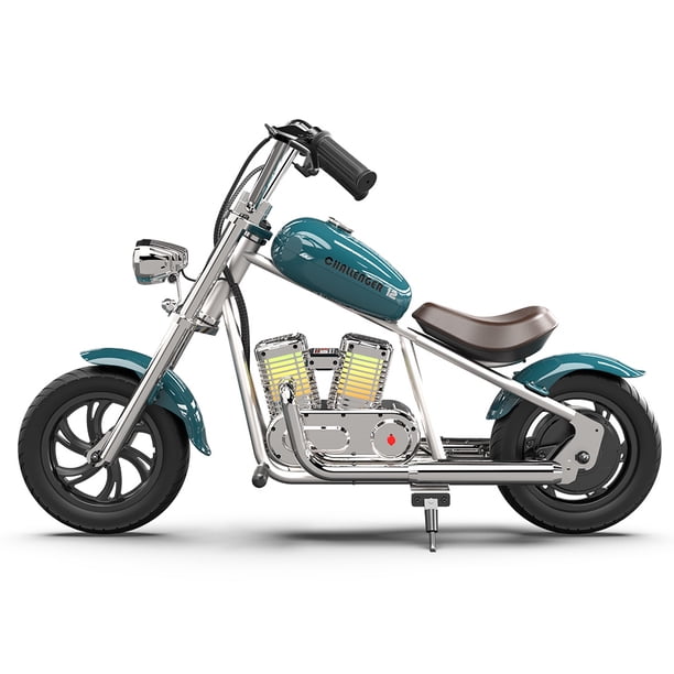 Moto Electrica Infantil Hyper Gogo Challenger Pro Rodada 12 Color Azul