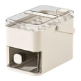 thumbnail image 1 of Bandeja de hielo con tapa Herramientas para hacer hielo Máquina portátil multifuncional para hacer hielos Enrejado 28 cubos blancos, 1 of 9