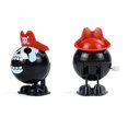 thumbnail image 4 of FELTECHELECTR Juguete de cuerda con forma de calavera pirata para Halloween (negro), 4 of 6