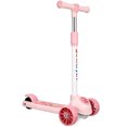 thumbnail image 4 of Patinete infantil de tres ruedas, patinete de altura ajustable, patinete portátil, juguetes para exteriores para niños pequeños., 4 of 6