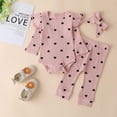 thumbnail image 4 of Conjunto de ropa Fullfamous para bebés de 6 a 9 meses con forma de corazón rosa, 4 of 6