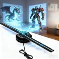 thumbnail image 1 of Proyector de Ventilador Holográfico 3D de 16.5", Pantalla de Video Holográfico LED WiFi con Control por App, Letrero Publicitario Flotante HD para Negocios y Días Festivos, 1 of 6