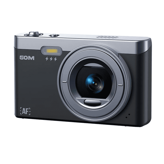 Cámara Digital 50mp 2k Webcam Autofoco Principiante +32gb Malubero, Negra
