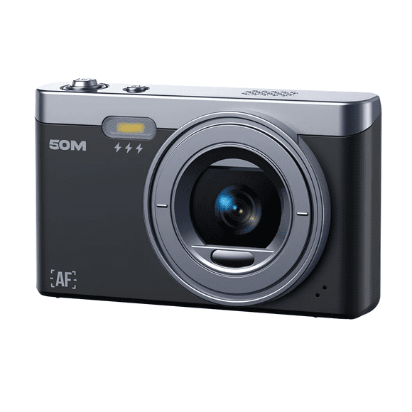 Cámara Digital 50mp 2k Webcam Autofoco Principiante +32gb Malubero, Negra