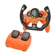 thumbnail image 4 of Juego de volante interactivo con pedal de freno y sonido Naranja, 4 of 9