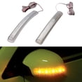 thumbnail image 4 of de señal de Universal espejo lateral de coche 9LED 12V accesorios de pegamento suave 2 uds lámpara indicadora Amarillo, 4 of 7