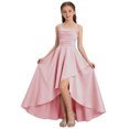 thumbnail image 1 of Vestido de Manga Larga Una Línea para las Mujeres Elástico Twirly Patinador Escuela Vestido de Recital Cuello Redondo Sólido Vestido para Niña de 4-14 Años, 1 of 6