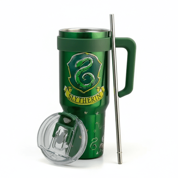 Termo Acero Inox Doble Pared 1.2 L Slytherin Verde