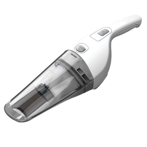BLACK+DECKER Aspiradora compacta de Mano con batería de Litio 2 Ah, Color Gris, Blanco (Powder White), 1
