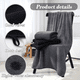 thumbnail image 3 of 2pcs Toallas Baño Completo Grande Lana Coral Suave De Alta Densidad 180cm*90cm Xtellar Color Negro Y Gris, 3 of 3