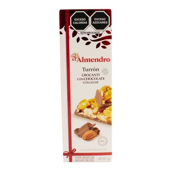 Turrón El Almendro con chocolate crocanti 75 g
