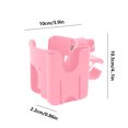 thumbnail image 3 of Portavasos universal con soporte para teléfono | Soporte 2 en 1 para botella y teléfono móvil, ideal para cochecito, silla de ruedas, scooter, cinta de correr y más | Abrazadera ajustable de 360, 3 of 3