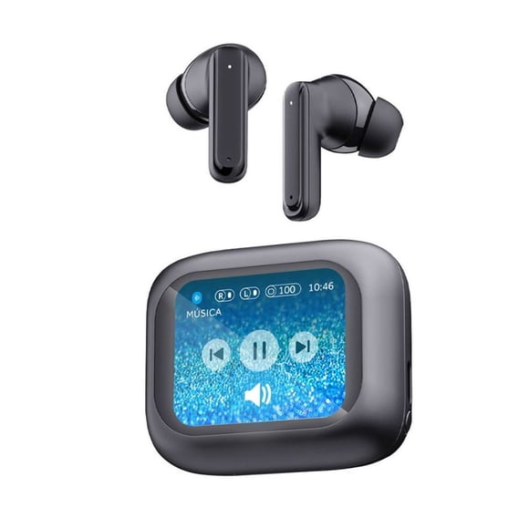 Audífonos Inálambricos Bluetooth Pantalla Touch Modelo SS-Play Select Sound BTH050 Negro