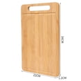 thumbnail image 2 of Tabla de picar de doble cara | Tabla de cortar antideslizante grande para cocina | Material duradero y seguro para alimentos | Fácil de limpiar Seguro en lavavajillas | Ideal para carne, verduras, 2 of 6