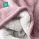 thumbnail image 5 of Manta de Cama de Felpa Sherpa Bare Home Reversible Ligera Tamaño Twin/Twin XL Rosa Claro, 5 of 6
