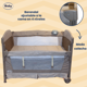 thumbnail image 3 of Cuna Corral Mecedora Y Colecho 4en1 Para Bebés Tuscani Ibaby cafe, 3 of 10
