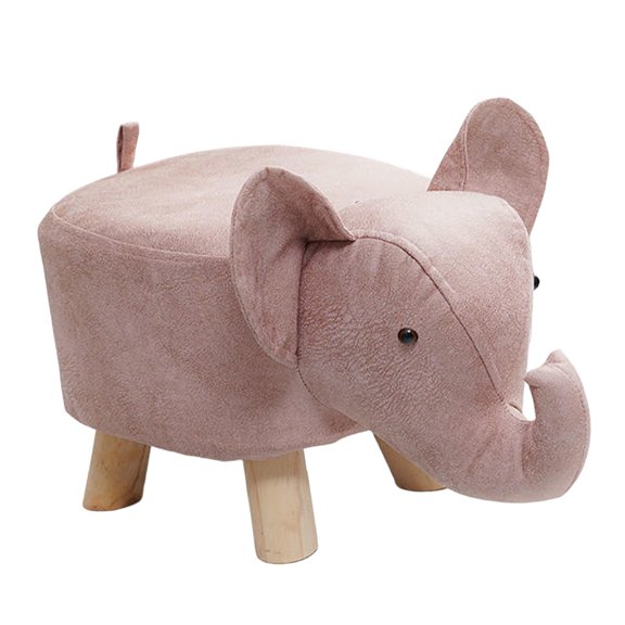 Banco de elefante, sofá, taburete de té, zapatos de dibujos animados portátiles, taburete otomano cambiador para Rosa