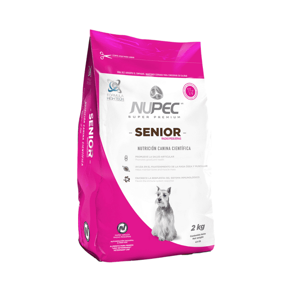 Alimento para Perro Nupec Senior Raza Pequeñas 2Kg