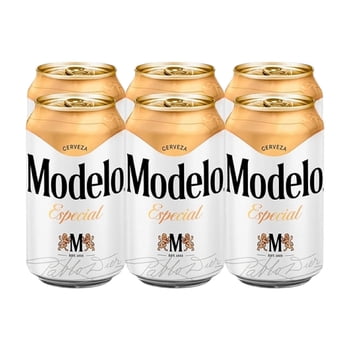 Cerveza clara Modelo Especial 6 latas de 355 ml c/u