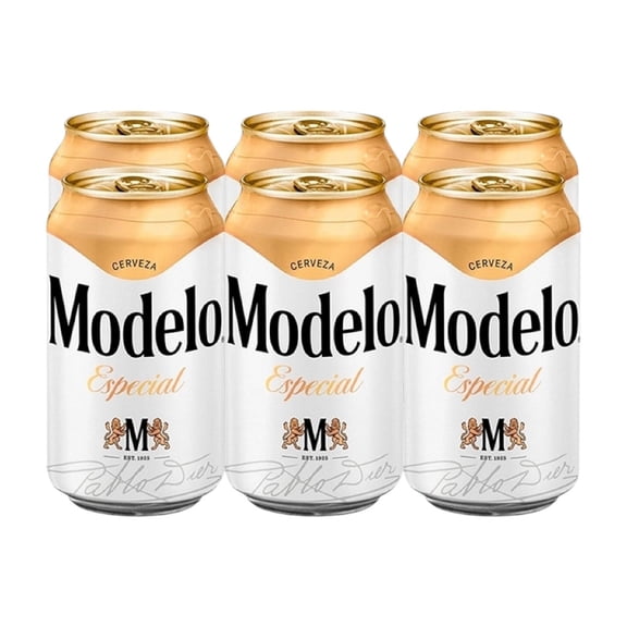 Cerveza clara Modelo Especial 6 latas de 355 ml c/u