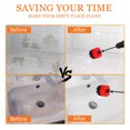 thumbnail image 5 of Kit de 3 cepillos para taladro para limpiar ruedas y baños | Eje de 1/4" de cambio rápido | Cerdas de nailon antirayaduras para bañeras, azulejos y juntas, 5 of 5