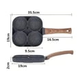 thumbnail image 5 of Sartén Antiadherente Piedra Maifan 4 Huecos para Huevos y Hotcakes Compatible con Inducción, 5 of 5