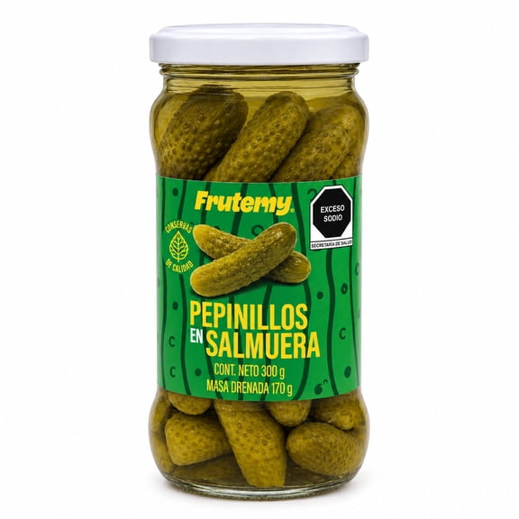 Pepinillos Fruterry en salmuera 300 g