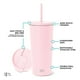 thumbnail image 2 of Vaso aislante moderno, sencillo, con tapa y pajita, 500 ml, 2 of 6
