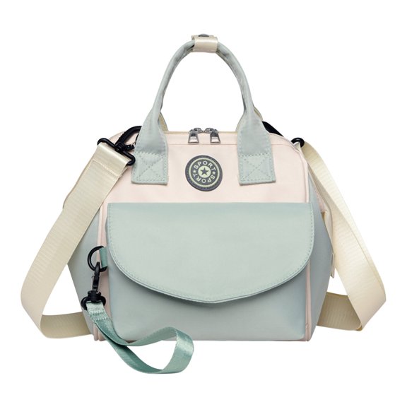 Xihbxyly Bolsa de Pañales, Bolsillo Frontal Multifuncional Desmontable, Diseño Compacto y Moderno, Amplio Espacio para Guardar Artículos Esenciales, Resistente Al Agua, Correa Cómoda, Tamaño 23 X 14