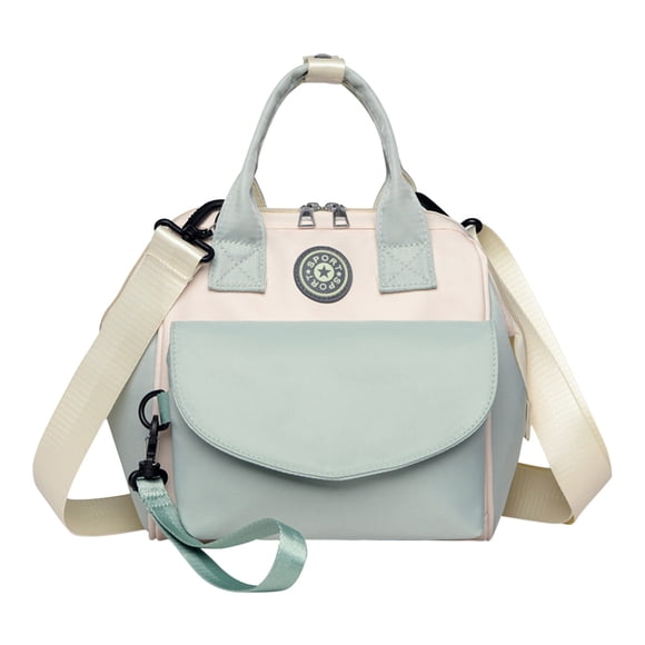 Xihbxyly Bolsa de Pañales, Bolsillo Frontal Multifuncional Desmontable, Diseño Compacto y Moderno, Amplio Espacio para Guardar Artículos Esenciales, Resistente Al Agua, Correa Cómoda, Tamaño 23 X 14