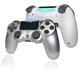 thumbnail image 1 of Control inalámbrico recargable Store Line compatible con PS4 Plata, 1 of 6