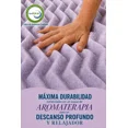 thumbnail image 3 of Lucid - Colchoneta de Memory Foam con Infusión de Lavanda - Sobrecolchón de 5 Zonas de 7.5 cm - Topper para Colchón - Sensación Suave y Acolchada - Alivia Puntos de Presión - Matrimonial, 3 of 8