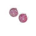 thumbnail image 3 of Minnieouse Pendientes redondos Llamativos Gotas para los oídos Galvanoplastia fina Incrustaciones de diamantes de imitación Espárragos para los oídos Ropa, zapatos y accesorios Miscelánea Rosado, 3 of 6