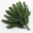 thumbnail image 1 of CaiYueKe 24 PCS Artificial Pine Needles Branches Christmas Twigs Pine Picks Christmas Stems DIY for Christmas Tree Garland Xmas Decoration and Fireplace Vase Home Indoor Outdoor Decor(Green), 1 of 3