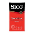 thumbnail image 1 of Condones Sico Sensitive delgado 3 pzas, 1 of 4