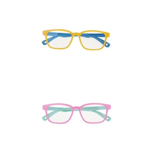 Gafas de 2 Piezas para Niños Sunnimix Luz Azul Suave Con Montura de Silicona Anti Luz Azul