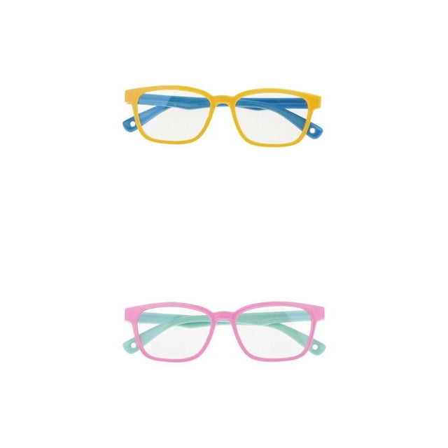 Gafas de 2 Piezas para Niños Sunnimix Luz Azul Suave Con Montura de Silicona Anti Luz Azul